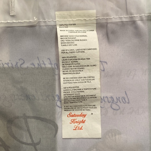 🌹Saturday Knight Inspired Faith, Joy, Love, Piece, message shower curtain - Picture 9 of 16